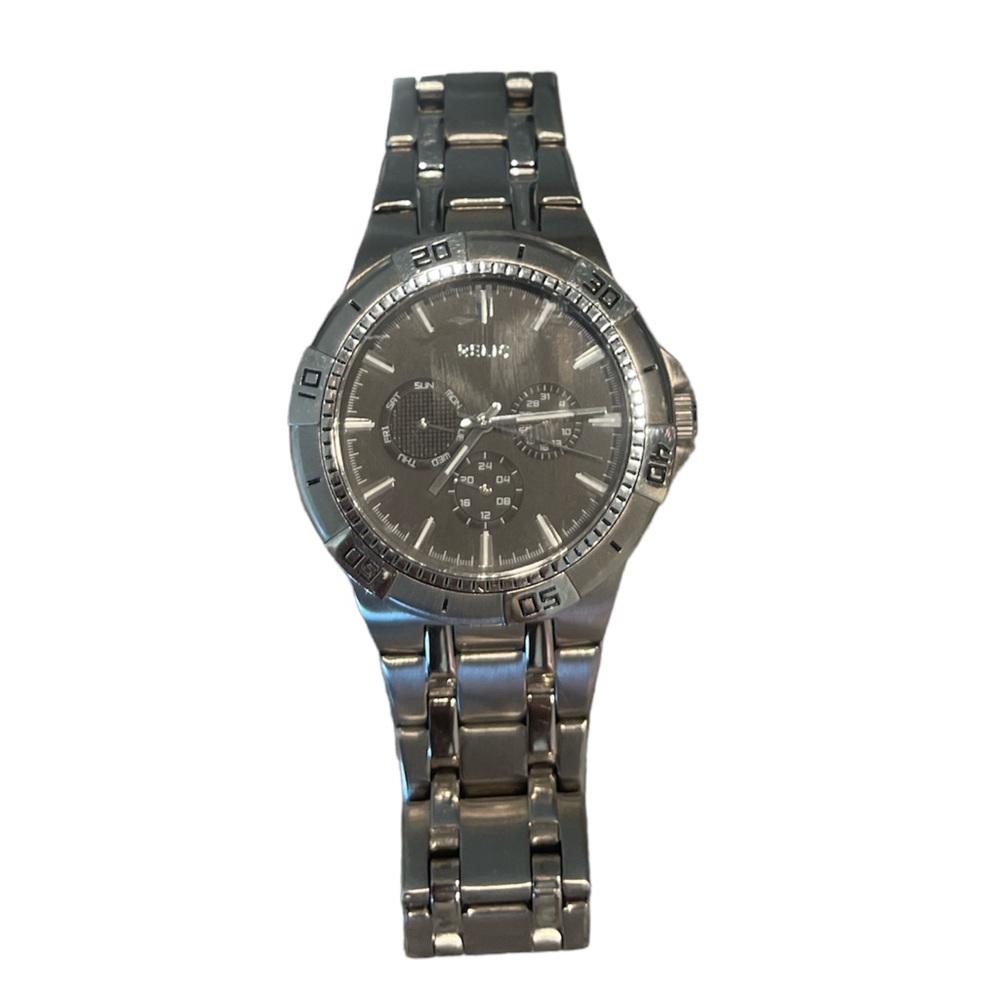 Men’s Relic watch silver